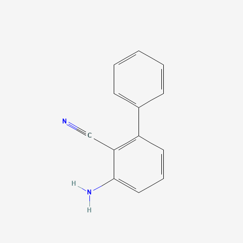 2-amino-6-phenylbenzonitrile (CAS: 106274-68-4) - Chemical Structure and Molecular Formula 