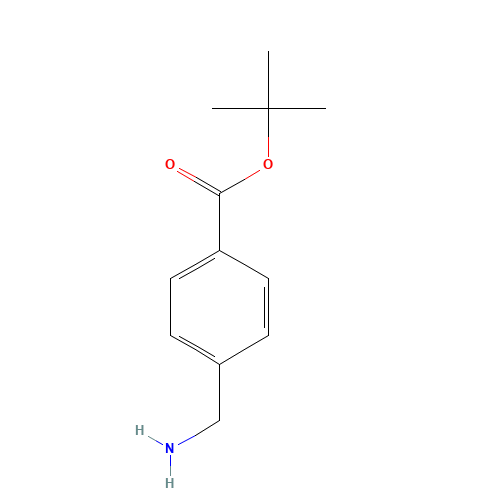 tert-butyl 4-(aminomethyl)benzoate (CAS: 107045-28-3) - Chemical Structure and Molecular Formula 