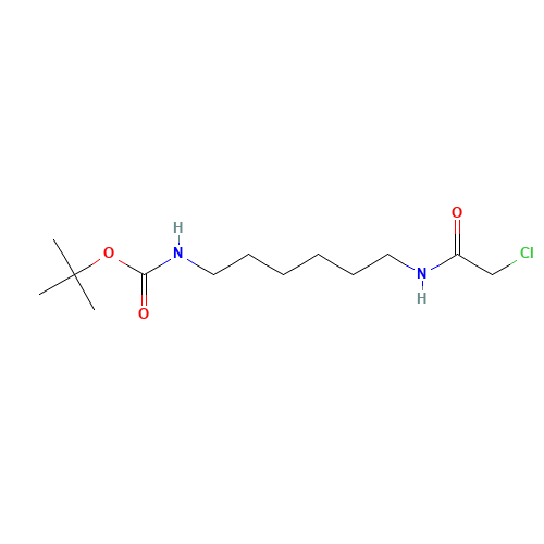 tert-butyl N-[6-[(2-chloroacetyl)amino]hexyl]carbamate (CAS: 201282-04-4) - Related Chemical Product