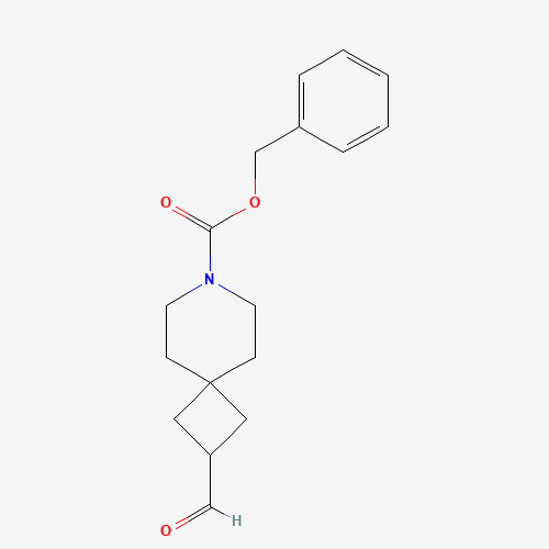 benzyl 2-formyl-7-azaspiro[3.5]nonane-7-carboxylate (CAS: 1227610-18-5) - Chemical Structure and Molecular Formula 