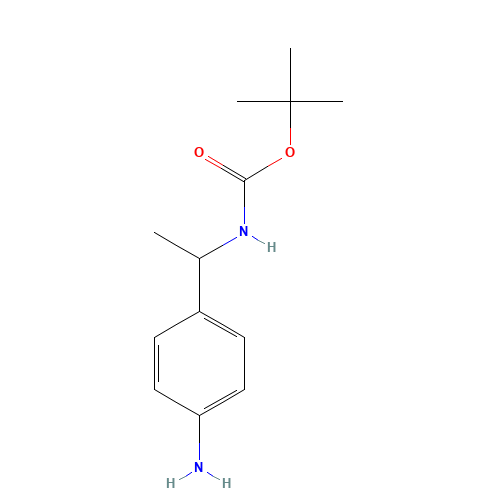 tert-butyl N-[1-(4-aminophenyl)ethyl]carbamate (CAS: 643086-68-4) - Related Chemical Product