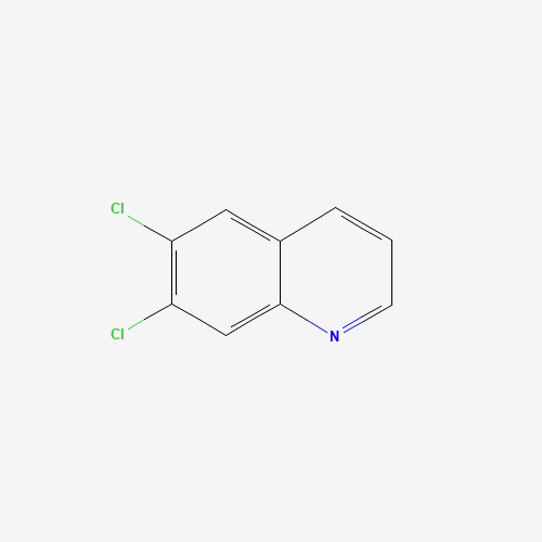 6,7-dichloroquinoline (CAS: 40635-11-8) - Chemical Structure and Molecular Formula 
