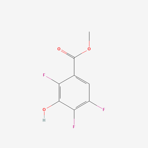 methyl 2,4,5-trifluoro-3-hydroxybenzoate (CAS: 137234-92-5) - Chemical Structure and Molecular Formula 