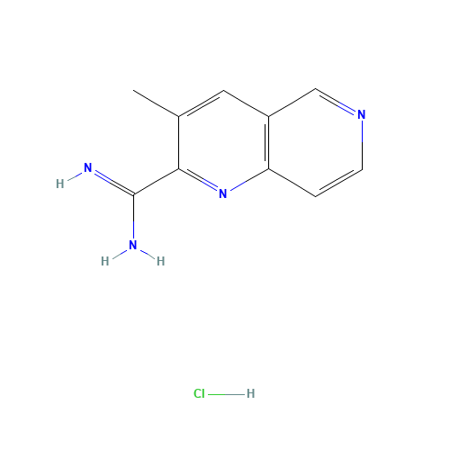 3-methyl-1,6-naphthyridine-2-carboximidamide;hydrochloride (CAS: 1179359-69-3) - Related Chemical Product
