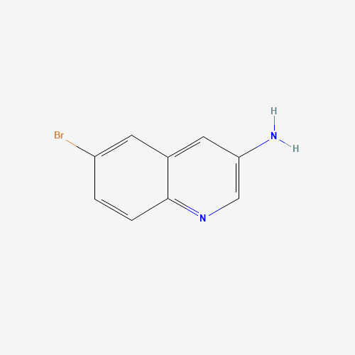 6-bromoquinolin-3-amine (CAS: 930570-31-3) - Chemical Structure and Molecular Formula 