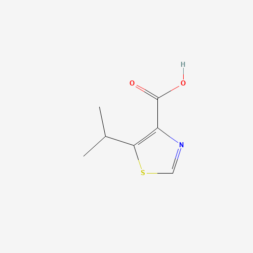 5-propan-2-yl-1,3-thiazole-4-carboxylic acid (CAS: 864437-41-2) - Chemical Structure and Molecular Formula 
