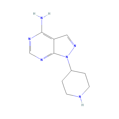 1-piperidin-4-ylpyrazolo[3,4-d]pyrimidin-4-amine (CAS: 791852-38-5) - Related Chemical Product