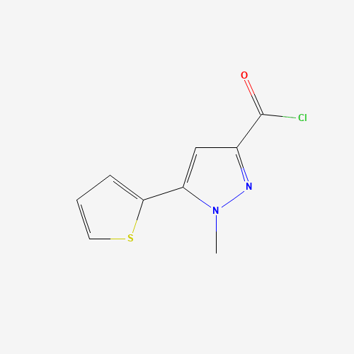 1-methyl-5-thiophen-2-ylpyrazole-3-carbonyl chloride (CAS: 876316-46-0) - Related Chemical Product