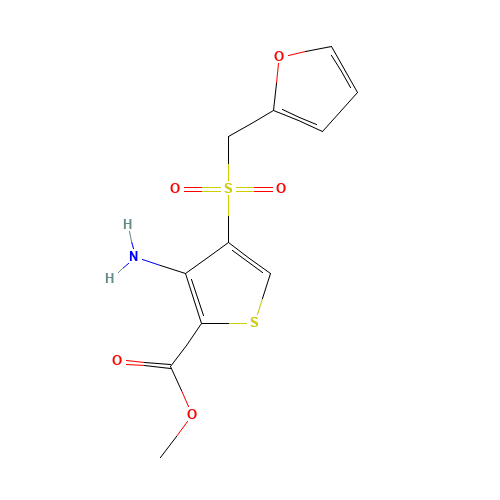 methyl 3-amino-4-(furan-2-ylmethylsulfonyl)thiophene-2-carboxylate (CAS: 690632-80-5) - Related Chemical Product