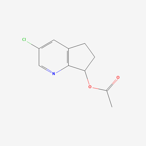 2-(3-chloro-6,7-dihydro-5H-cyclopenta[b]pyridin-7-yl)acetate (CAS: 1357097-04-1) - Related Chemical Product