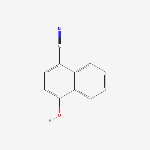 4-hydroxynaphthalene-1-carbonitrile (CAS: 35462-47-6) - Chemical Structure and Molecular Formula 
