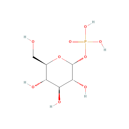 [(2R,3R,4S,5S,6R)-3,4,5-trihydroxy-6-(hydroxymethyl)oxan-2-yl] dihydrogen phosphate (CAS: 59-56-3) - Chemical Structure and Molecular Formula 