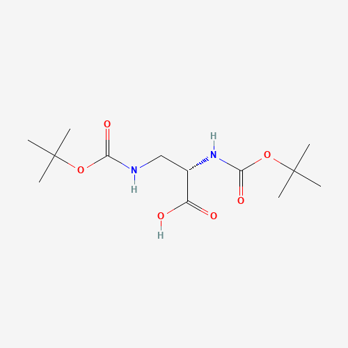 (2S)-2,3-bis[(2-methylpropan-2-yl)oxycarbonylamino]propanoic acid (CAS: 88971-40-8) - Related Chemical Product