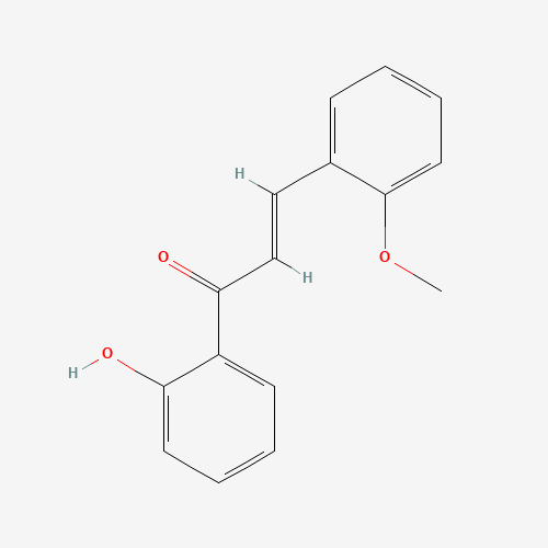 (E)-1-(2-hydroxyphenyl)-3-(2-methoxyphenyl)prop-2-en-1-one (CAS: 42220-77-9) - Chemical Structure and Molecular Formula 