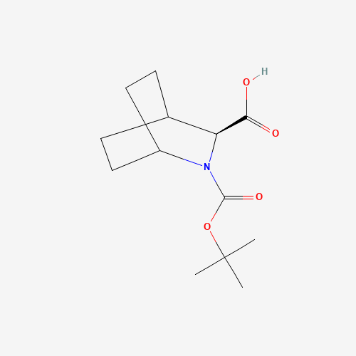 (2S)-3-[(2-methylpropan-2-yl)oxycarbonyl]-3-azabicyclo[2.2.2]octane-2-carboxylic acid (CAS: 109523-16-2) - Related Chemical Product