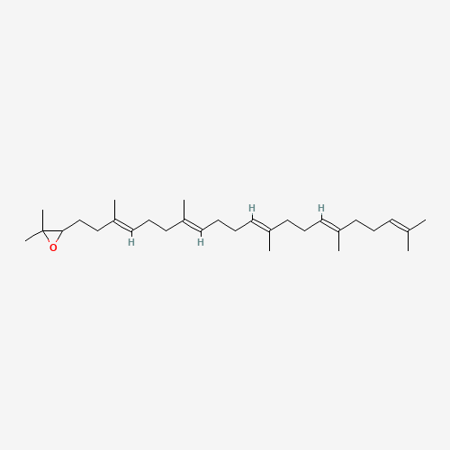 2,2-dimethyl-3-[(3E,7E,11E,15E)-3,7,12,16,20-pentamethylhenicosa-3,7,11,15,19-pentaenyl]oxirane (CAS: 7200-26-2) - Related Chemical Product