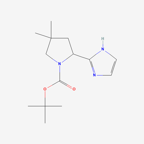 tert-butyl (2S)-2-(1H-imidazol-2-yl)-4,4-dimethylpyrrolidine-1-carboxylate (CAS: 1369594-36-4) - Related Chemical Product