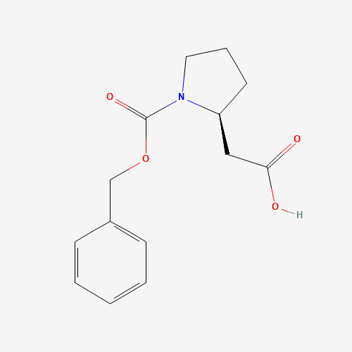2-[(2S)-1-phenylmethoxycarbonylpyrrolidin-2-yl]acetic acid (CAS: 56633-73-9) - Related Chemical Product