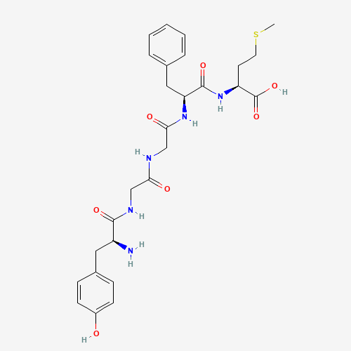 (2S)-2-[[(2S)-2-[[2-[[2-[[(2S)-2-amino-3-(4-hydroxyphenyl)propanoyl]amino]acetyl]amino]acetyl]amino]-3-phenylpropanoyl]amino]-4-methylsulfanylbutanoic acid (CAS: 58569-55-4) - Related Chemical Product
