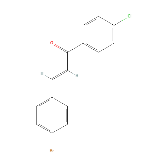 (E)-3-(4-bromophenyl)-1-(4-chlorophenyl)prop-2-en-1-one (CAS: 19672-61-8) - Related Chemical Product