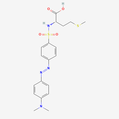 (2S)-2-[[4-[[4-(dimethylamino)phenyl]diazenyl]phenyl]sulfonylamino]-4-methylsulfanylbutanoic acid (CAS: 97684-99-6) - Related Chemical Product