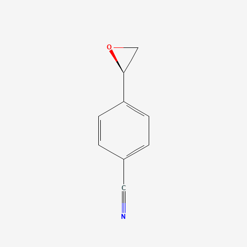 4-[(2S)-oxiran-2-yl]benzonitrile (CAS: 179694-33-8) - Chemical Structure and Molecular Formula 