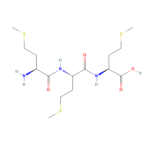 (2S)-2-[[(2S)-2-[[(2S)-2-amino-4-methylsulfanylbutanoyl]amino]-4-methylsulfanylbutanoyl]amino]-4-methylsulfanylbutanoic acid (CAS: 14486-15-8) - Related Chemical Product