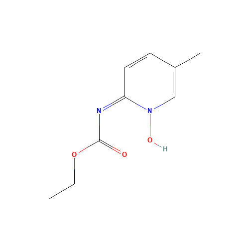 ethyl (NZ)-N-(1-hydroxy-5-methylpyridin-2-ylidene)carbamate (CAS: 103860-34-0) - Chemical Structure and Molecular Formula 