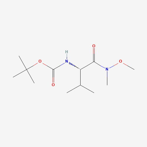 tert-butyl N-[(2S)-1-[methoxy(methyl)amino]-3-methyl-1-oxobutan-2-yl]carbamate (CAS: 87694-52-8) - Related Chemical Product
