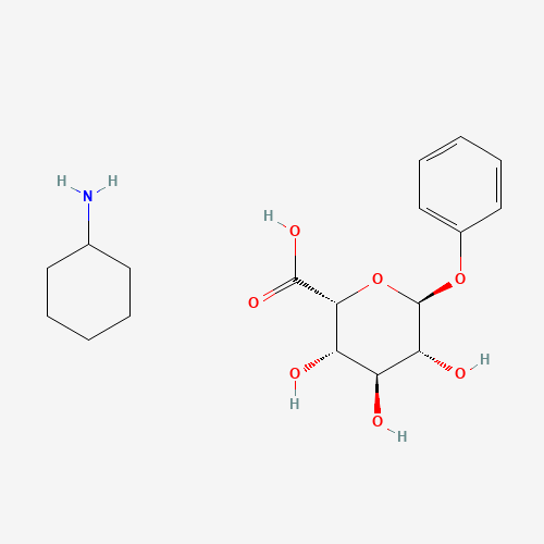 cyclohexanamine;(2R,3S,4S,5R,6S)-3,4,5-trihydroxy-6-phenoxyoxane-2-carboxylic acid (CAS: 39031-70-4) - Related Chemical Product