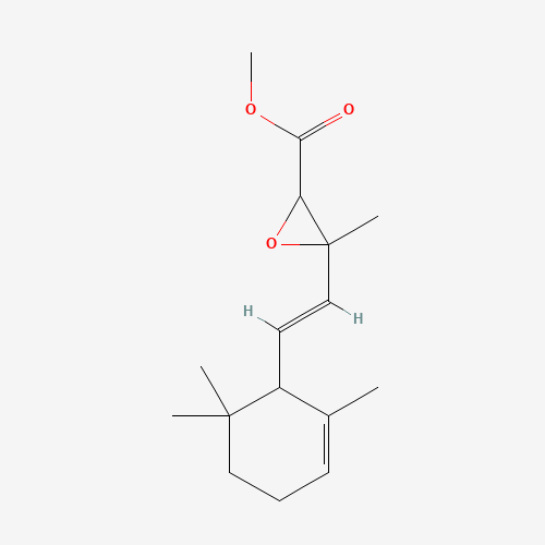 methyl 3-methyl-3-[(E)-2-(2,6,6-trimethylcyclohex-2-en-1-yl)ethenyl]oxirane-2-carboxylate (CAS: 67905-40-2) - Related Chemical Product
