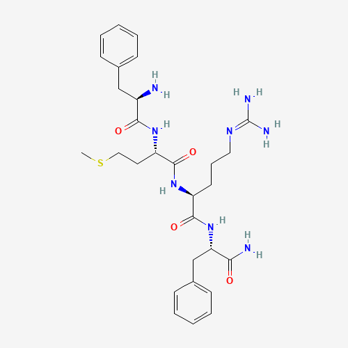 (2S)-N-[(2S)-1-amino-1-oxo-3-phenylpropan-2-yl]-2-[[(2S)-2-[[(2R)-2-amino-3-phenylpropanoyl]amino]-4-methylsulfanylbutanoyl]amino]-5-(diaminomethylideneamino)pentanamide (CAS: 84313-42-8) - Related Chemical Product