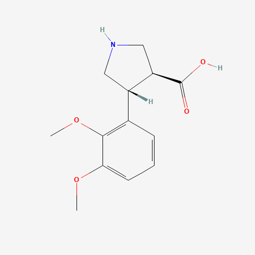 (3S,4R)-4-(2,3-dimethoxyphenyl)pyrrolidine-3-carboxylic acid (CAS: 1049980-06-4) - Related Chemical Product