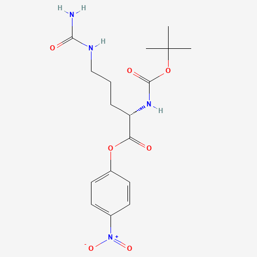 (4-nitrophenyl) (2S)-5-(carbamoylamino)-2-[(2-methylpropan-2-yl)oxycarbonylamino]pentanoate (CAS: 56612-88-5) - Related Chemical Product