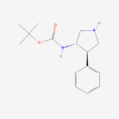 tert-butyl N-[(3S,4R)-4-phenylpyrrolidin-3-yl]carbamate (CAS: 351360-61-7) - Related Chemical Product