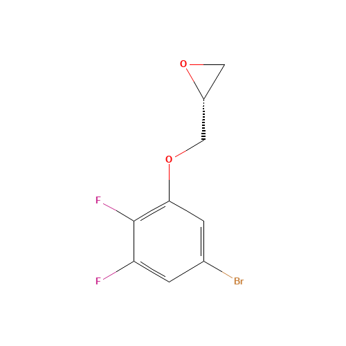 (2R)-2-[(5-bromo-2,3-difluorophenoxy)methyl]oxirane (CAS: 702687-42-1) - Related Chemical Product