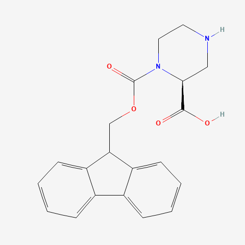 (2S)-1-(9H-fluoren-9-ylmethoxycarbonyl)piperazine-2-carboxylic acid (CAS: 915749-50-7) - Related Chemical Product