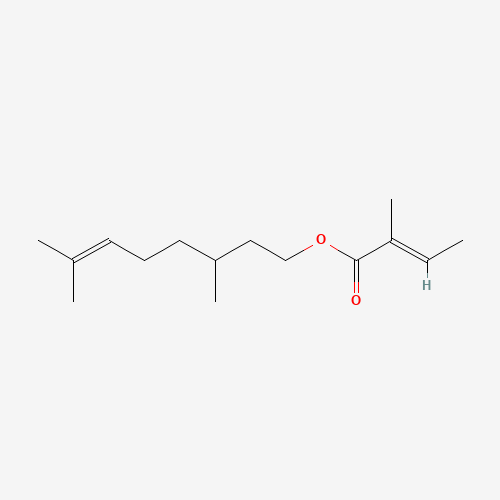 3,7-dimethyloct-6-enyl (E)-2-methylbut-2-enoate (CAS: 24717-85-9) - Related Chemical Product