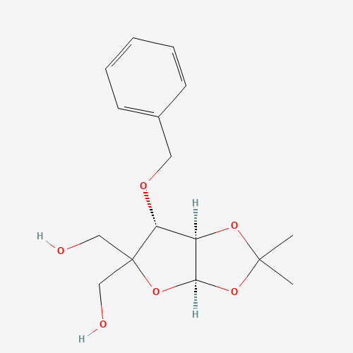 [(3aR,6R,6aR)-5-(hydroxymethyl)-2,2-dimethyl-6-phenylmethoxy-6,6a-dihydro-3aH-furo[2,3-d][1,3]dioxol-5-yl]methanol (CAS: 72261-44-0) - Related Chemical Product