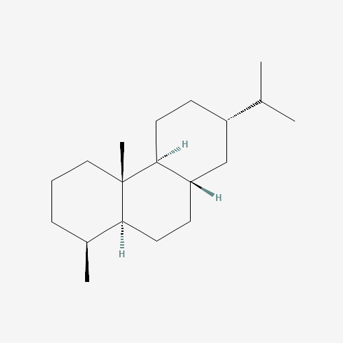 (2S,4aS,4bS,8S,8aS,10aS)-4b,8-dimethyl-2-propan-2-yl-2,3,4,4a,5,6,7,8,8a,9,10,10a-dodecahydro-1H-phenanthrene (CAS: 2221-95-6) - Chemical Structure and Molecular Formula 