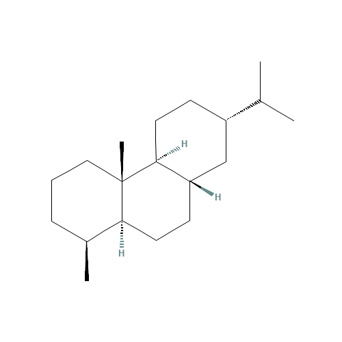 (2S,4aS,4bS,8S,8aS,10aS)-4b,8-dimethyl-2-propan-2-yl-2,3,4,4a,5,6,7,8,8a,9,10,10a-dodecahydro-1H-phenanthrene (CAS: 2221-95-6) - Related Chemical Product