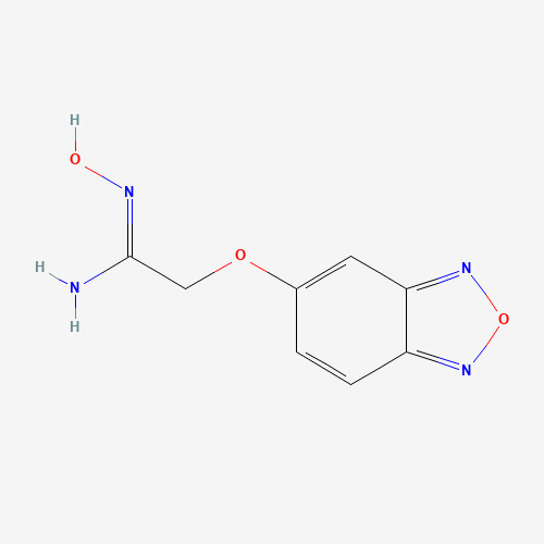 2-(2,1,3-benzoxadiazol-5-yloxy)-N'-hydroxyethanimidamide (CAS: 690632-81-6) - Chemical Structure and Molecular Formula 