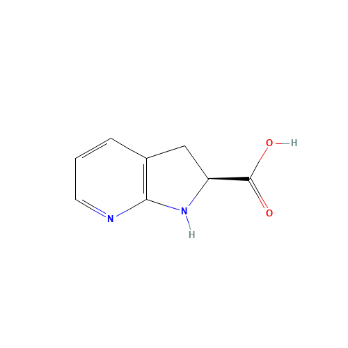 (2S)-2,3-dihydro-1H-pyrrolo[2,3-b]pyridine-2-carboxylic acid (CAS: 849050-02-8) - Related Chemical Product