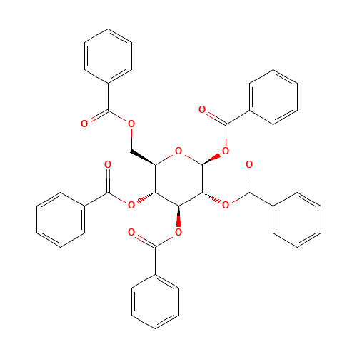 [(2R,3R,4S,5R,6S)-3,4,5,6-tetrabenzoyloxyoxan-2-yl]methyl benzoate (CAS: 14679-57-3) - Related Chemical Product