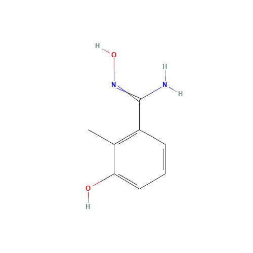 N',3-dihydroxy-2-methylbenzenecarboximidamide (CAS: 1260022-22-7) - Chemical Structure and Molecular Formula 