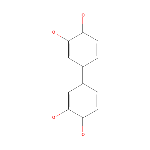 (4Z)-2-methoxy-4-(3-methoxy-4-oxocyclohexa-2,5-dien-1-ylidene)cyclohexa-2,5-dien-1-one (CAS: 17423-63-1) - Related Chemical Product