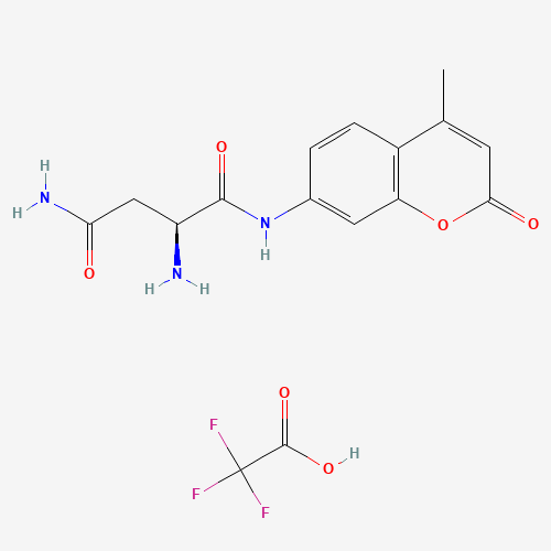(2S)-2-amino-N-(4-methyl-2-oxochromen-7-yl)butanediamide;2,2,2-trifluoroacetic acid (CAS: 115047-90-0) - Related Chemical Product