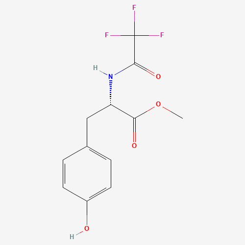 methyl (2S)-3-(4-hydroxyphenyl)-2-[(2,2,2-trifluoroacetyl)amino]propanoate (CAS: 1604-54-2) - Related Chemical Product