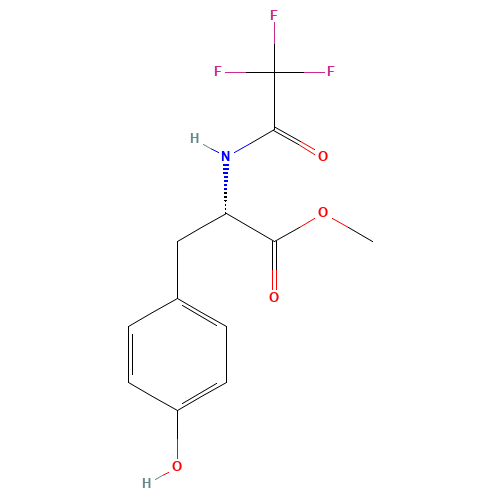 methyl (2S)-3-(4-hydroxyphenyl)-2-[(2,2,2-trifluoroacetyl)amino]propanoate (CAS: 1604-54-2) - Related Chemical Product