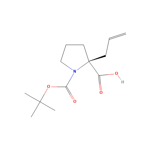 (2S)-1-[(2-methylpropan-2-yl)oxycarbonyl]-2-prop-2-enylpyrrolidine-2-carboxylic acid (CAS: 706806-59-9) - Related Chemical Product